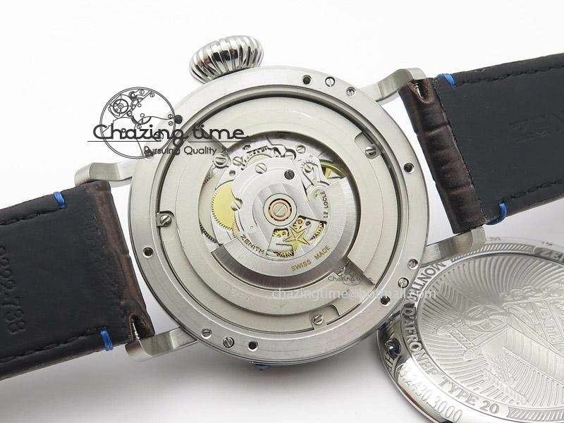 Pilot Type 20 Extra Special V6F 1:1 Best Edition SS 45mm Blue Dial On Brown Leather Strap A Reliable 10039