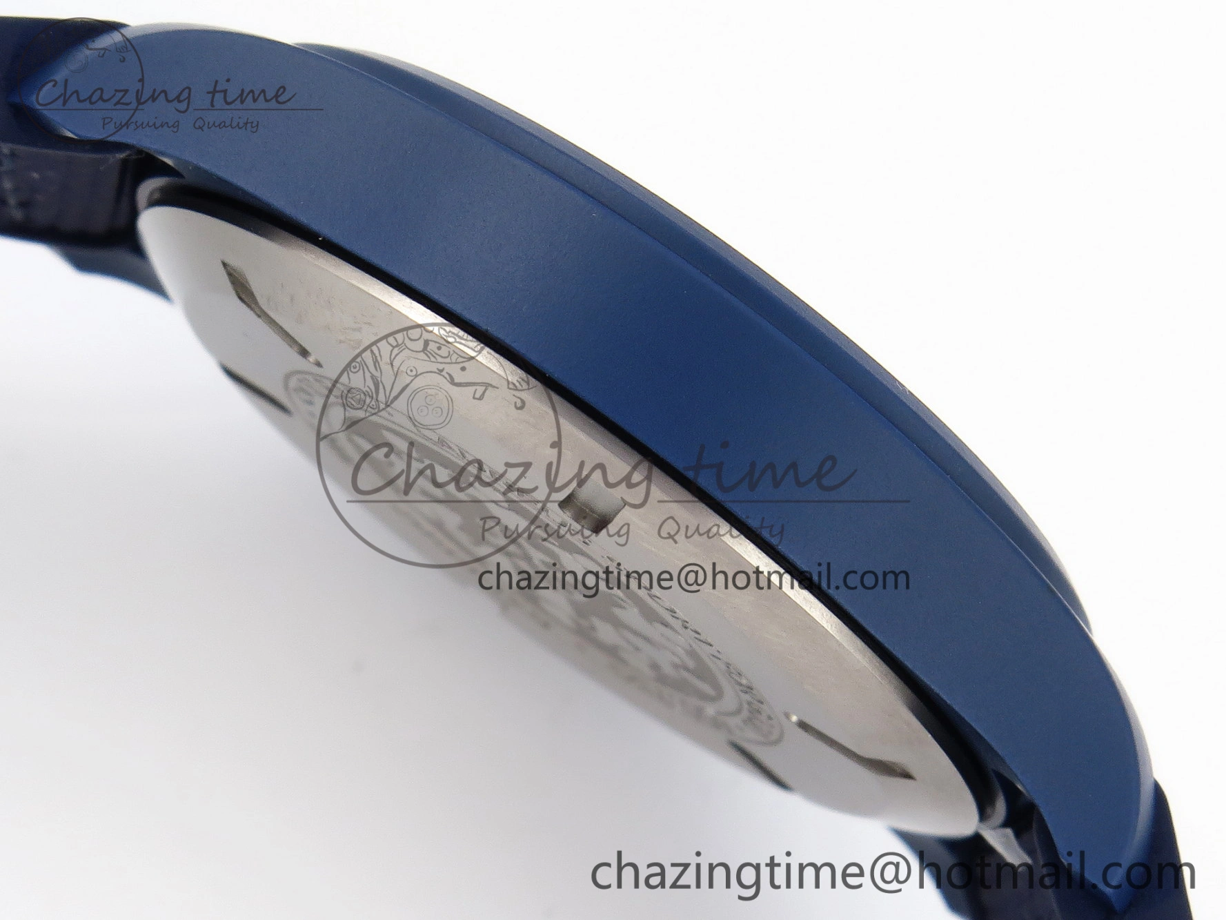 FastDry Pilot’s Watch Laureus Blue Ceramic IW328101 ZF 1:1 Best Edition on Blue Nylon Strap A 7027