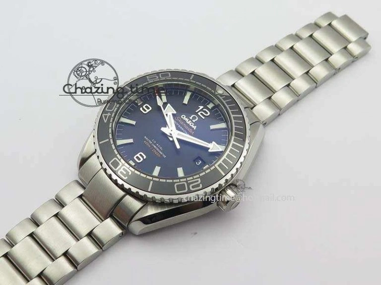 Planet Ocean 2016 43.5mm SS Black Bezel BP 1:1 Best Edition Black Dial On SS Bracelet A GoodFit 8195