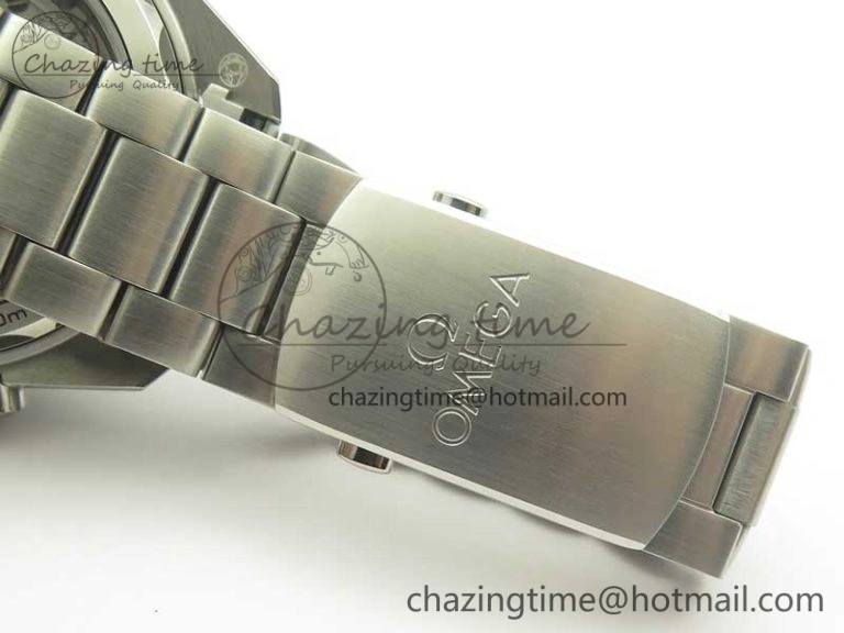 Planet Ocean 2016 43.5mm SS Blue Bezel OM 1:1 Best Edition Blue Dial on SS Bracelet A8900 V FreshLook 8029
