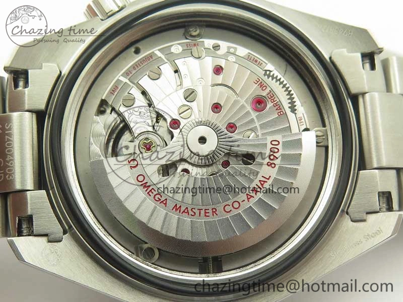 Planet Ocean 2016 43.5mm SS Blue Bezel OM 1:1 Best Edition Blue Dial on SS Bracelet A8900 V FreshLook 8029