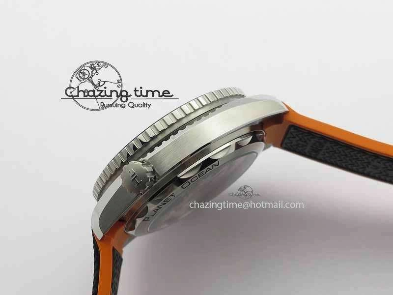 BestValue Planet Ocean 2016 43.5mm SS OM 1:1 Best Edition Black Dial On Black Nylon Strap A 8167
