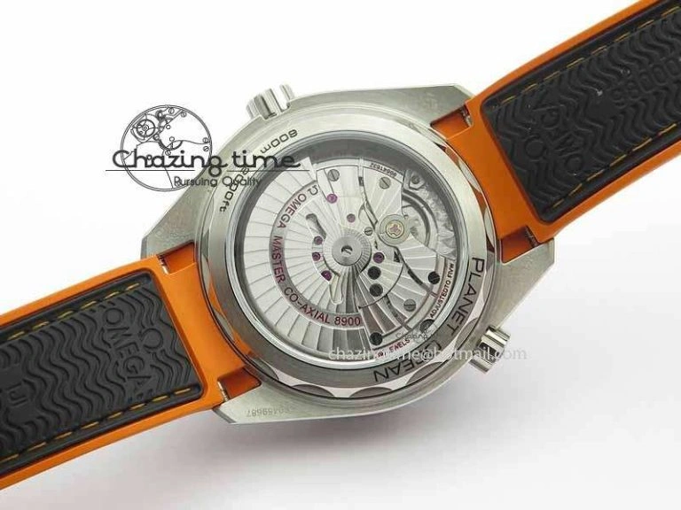 BestValue Planet Ocean 2016 43.5mm SS OM 1:1 Best Edition Black Dial On Black Nylon Strap A 8167