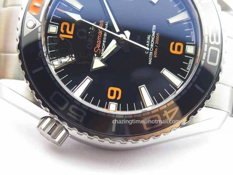 Youthful Planet Ocean 2016 43.5mm SS OM 1:1 Best Edition Black Dial On SS Bracelet A 8164