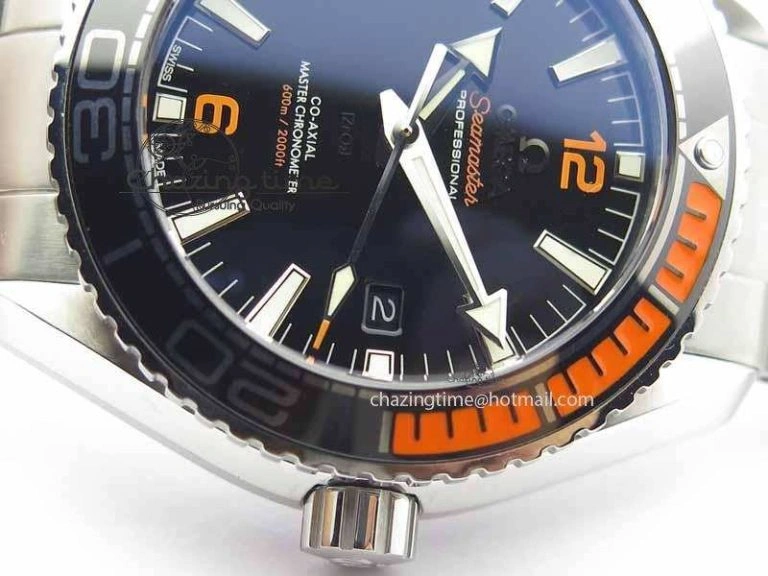 Youthful Planet Ocean 2016 43.5mm SS OM 1:1 Best Edition Black Dial On SS Bracelet A 8164