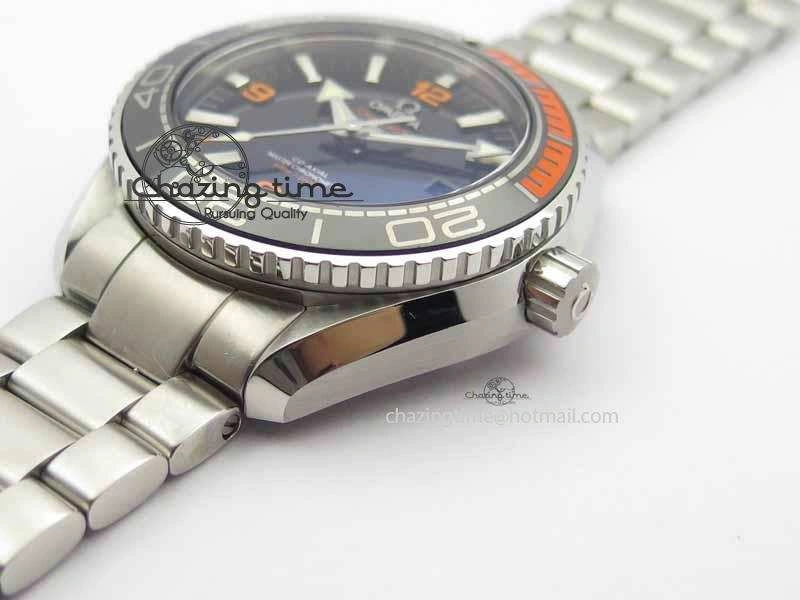 Youthful Planet Ocean 2016 43.5mm SS OM 1:1 Best Edition Black Dial On SS Bracelet A 8164