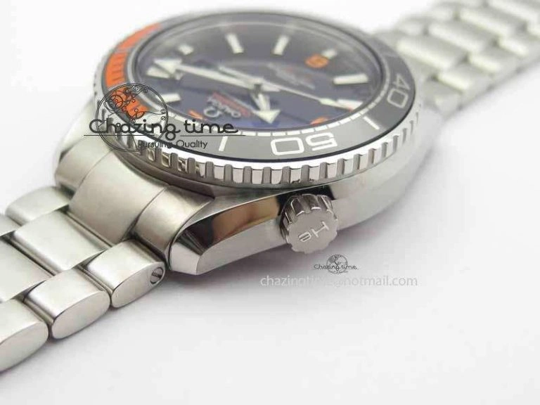 Youthful Planet Ocean 2016 43.5mm SS OM 1:1 Best Edition Black Dial On SS Bracelet A 8164