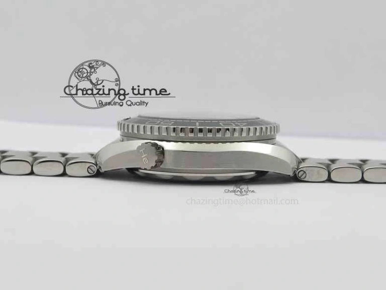 Unisex Planet Ocean 2016 43.5mm SS OM 1:1 Best Edition Black Dial On SS Bracelet A 8162