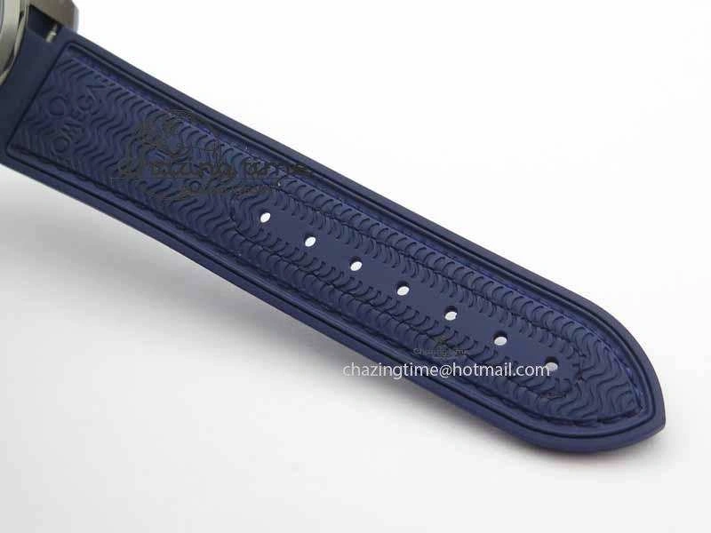 Planet Ocean 2016 43.5mm SS OM 1:1 Best Edition Blue Dial On Blue Leather Strap A EasyCare 8165