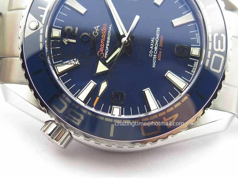 WeatherProof Planet Ocean 2016 43.5mm SS OM 1:1 Best Edition Blue Dial On SS Bracelet A 8174