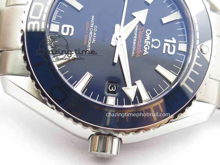 WeatherProof Planet Ocean 2016 43.5mm SS OM 1:1 Best Edition Blue Dial On SS Bracelet A 8174