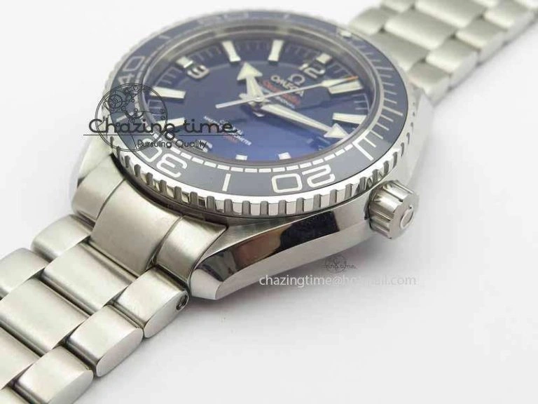WeatherProof Planet Ocean 2016 43.5mm SS OM 1:1 Best Edition Blue Dial On SS Bracelet A 8174