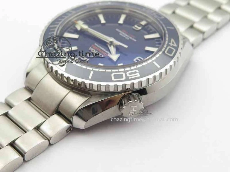 WeatherProof Planet Ocean 2016 43.5mm SS OM 1:1 Best Edition Blue Dial On SS Bracelet A 8174