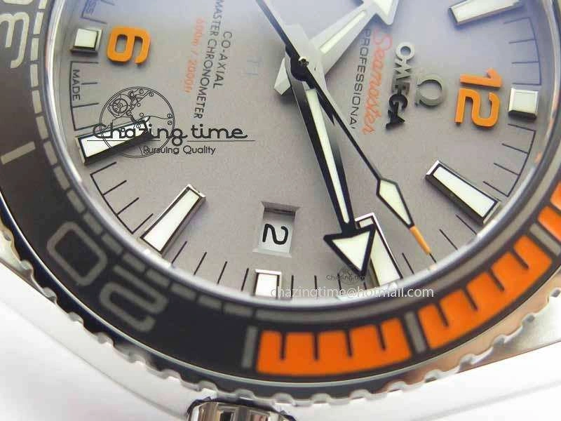 MoistureWicking Planet Ocean 2016 43.5mm SS OM 1:1 Best Edition Gray Dial On Black Nylon Strap A 8168
