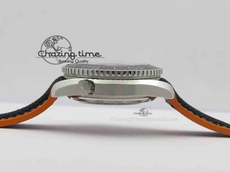 MoistureWicking Planet Ocean 2016 43.5mm SS OM 1:1 Best Edition Gray Dial On Black Nylon Strap A 8168