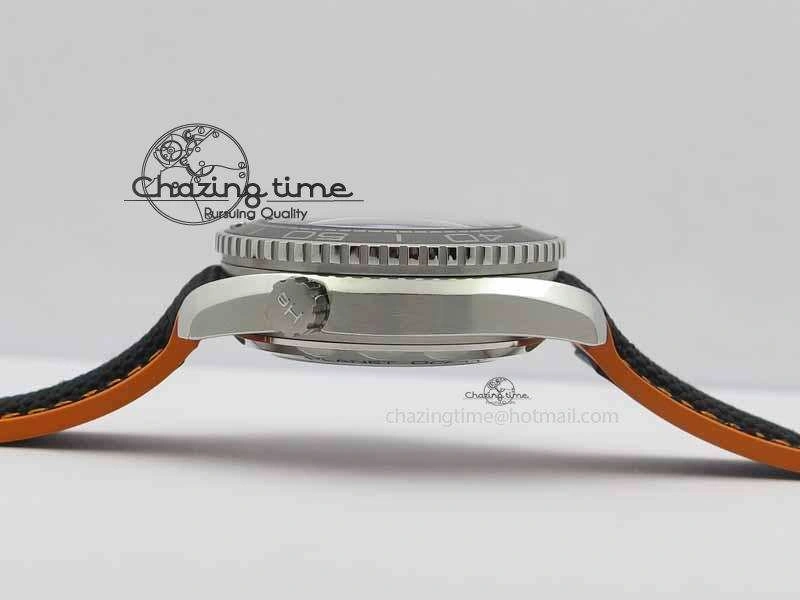 MoistureWicking Planet Ocean 2016 43.5mm SS OM 1:1 Best Edition Gray Dial On Black Nylon Strap A 8168