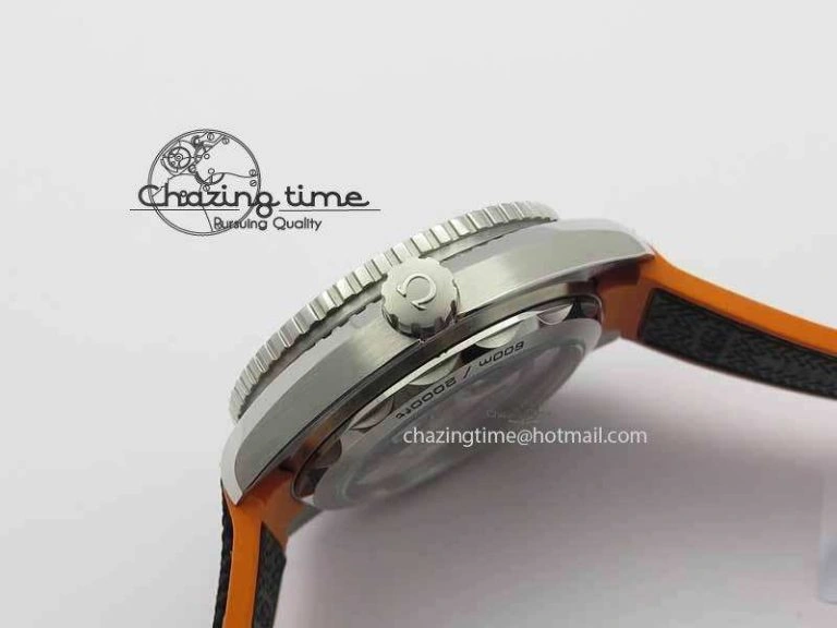 MoistureWicking Planet Ocean 2016 43.5mm SS OM 1:1 Best Edition Gray Dial On Black Nylon Strap A 8168