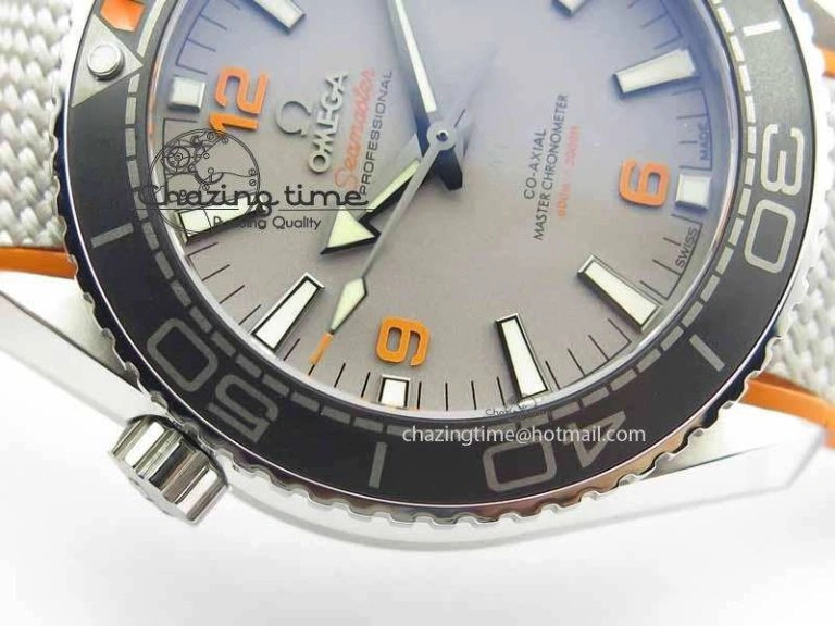 Cozy Planet Ocean 2016 43.5mm SS OM 1:1 Best Edition Gray Dial On Nylon Strap A 8166