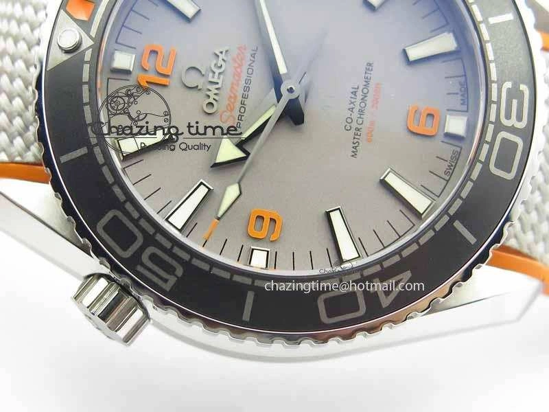 Cozy Planet Ocean 2016 43.5mm SS OM 1:1 Best Edition Gray Dial On Nylon Strap A 8166