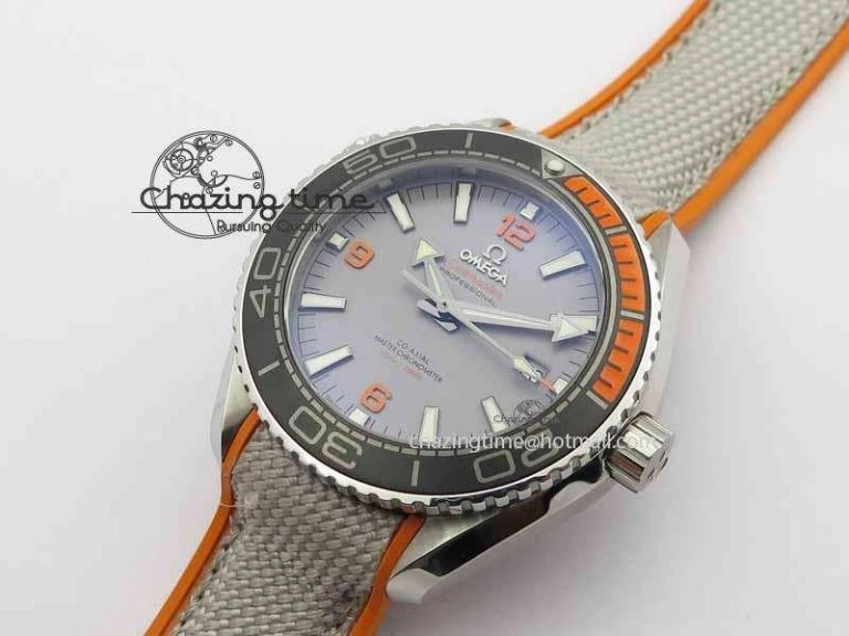 Cozy Planet Ocean 2016 43.5mm SS OM 1:1 Best Edition Gray Dial On Nylon Strap A 8166