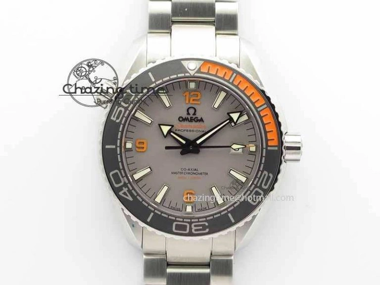 FashionForward Planet Ocean 2016 43.5mm SS OM 1:1 Best Edition Gray Dial On SS Bracelet A 8163