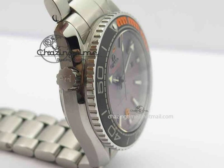FashionForward Planet Ocean 2016 43.5mm SS OM 1:1 Best Edition Gray Dial On SS Bracelet A 8163