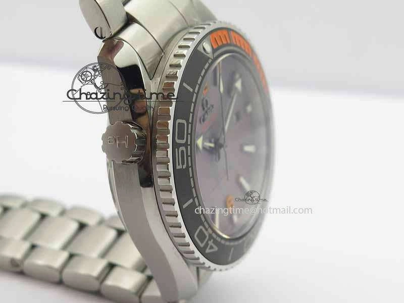 FashionForward Planet Ocean 2016 43.5mm SS OM 1:1 Best Edition Gray Dial On SS Bracelet A 8163
