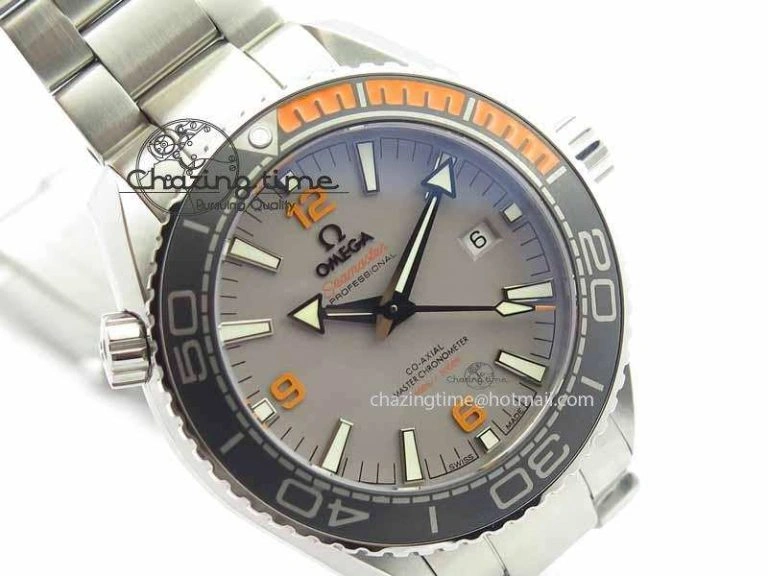 FashionForward Planet Ocean 2016 43.5mm SS OM 1:1 Best Edition Gray Dial On SS Bracelet A 8163