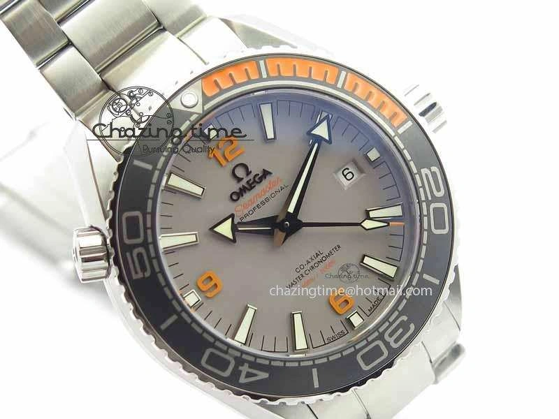 FashionForward Planet Ocean 2016 43.5mm SS OM 1:1 Best Edition Gray Dial On SS Bracelet A 8163