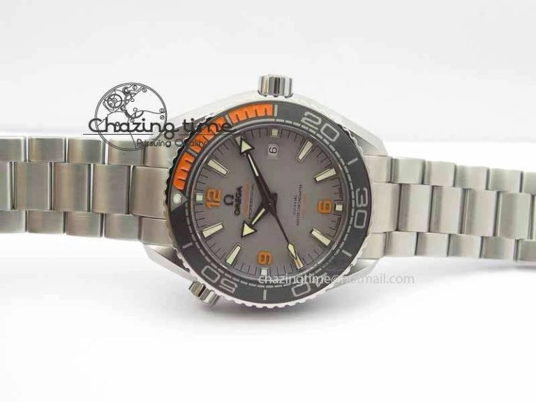 FashionForward Planet Ocean 2016 43.5mm SS OM 1:1 Best Edition Gray Dial On SS Bracelet A 8163