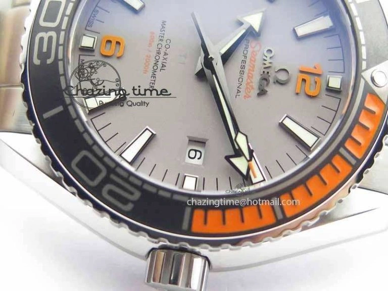FashionForward Planet Ocean 2016 43.5mm SS OM 1:1 Best Edition Gray Dial On SS Bracelet A 8163