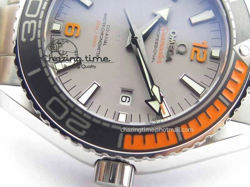 FashionForward Planet Ocean 2016 43.5mm SS OM 1:1 Best Edition Gray Dial On SS Bracelet A 8163