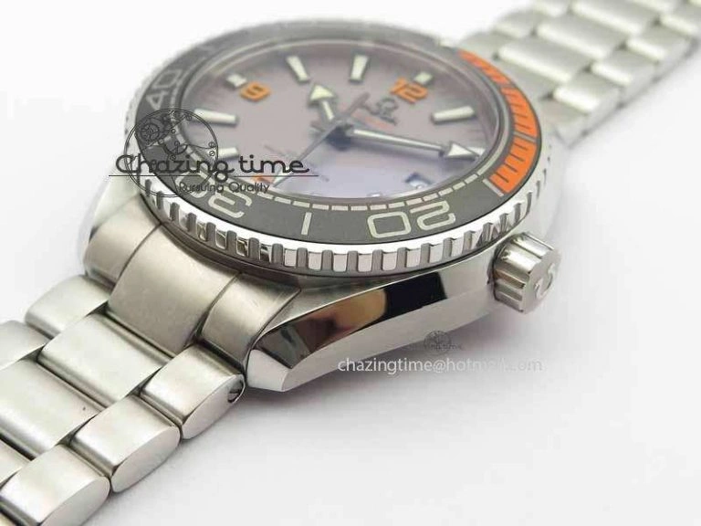 FashionForward Planet Ocean 2016 43.5mm SS OM 1:1 Best Edition Gray Dial On SS Bracelet A 8163