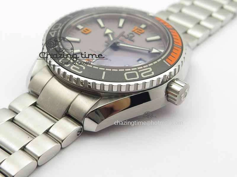 FashionForward Planet Ocean 2016 43.5mm SS OM 1:1 Best Edition Gray Dial On SS Bracelet A 8163