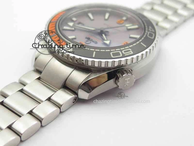 FashionForward Planet Ocean 2016 43.5mm SS OM 1:1 Best Edition Gray Dial On SS Bracelet A 8163