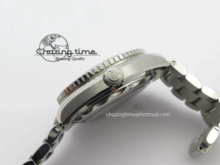 Colorful Planet Ocean 2016 43.5mm SS Orange Bezel BP 1:1 Best Edition Black Dial On SS Bracelet A 8197