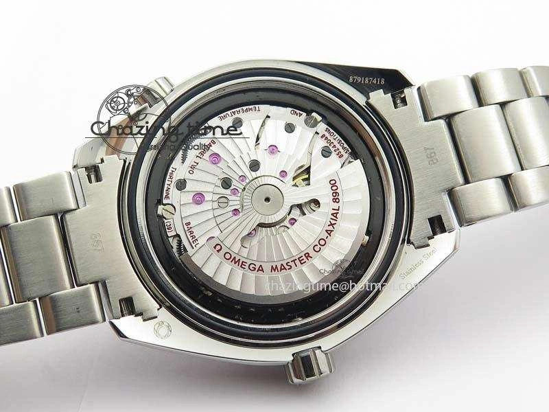 Colorful Planet Ocean 2016 43.5mm SS Orange Bezel BP 1:1 Best Edition Black Dial On SS Bracelet A 8197