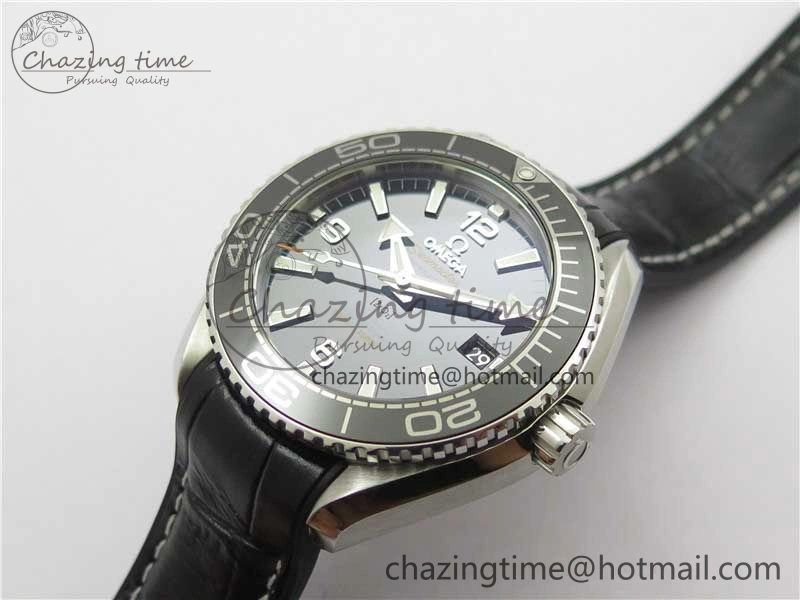 UrbanChic Planet Ocean 39.5mm Black Ceramic Bezel SS VSF 1:1 Best Edition Black Dial on Black Gummy Strap A 7889