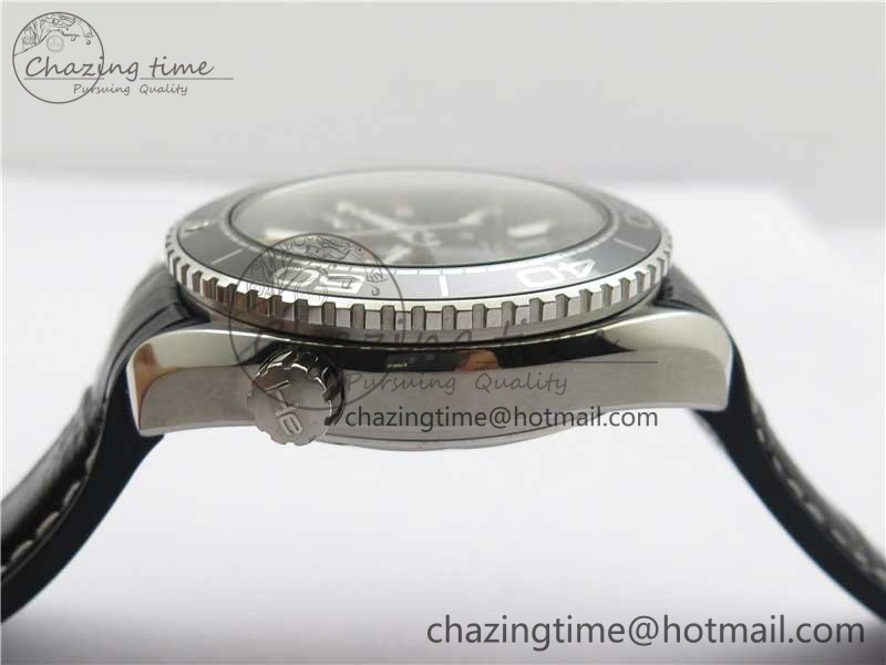 UrbanChic Planet Ocean 39.5mm Black Ceramic Bezel SS VSF 1:1 Best Edition Black Dial on Black Gummy Strap A 7889