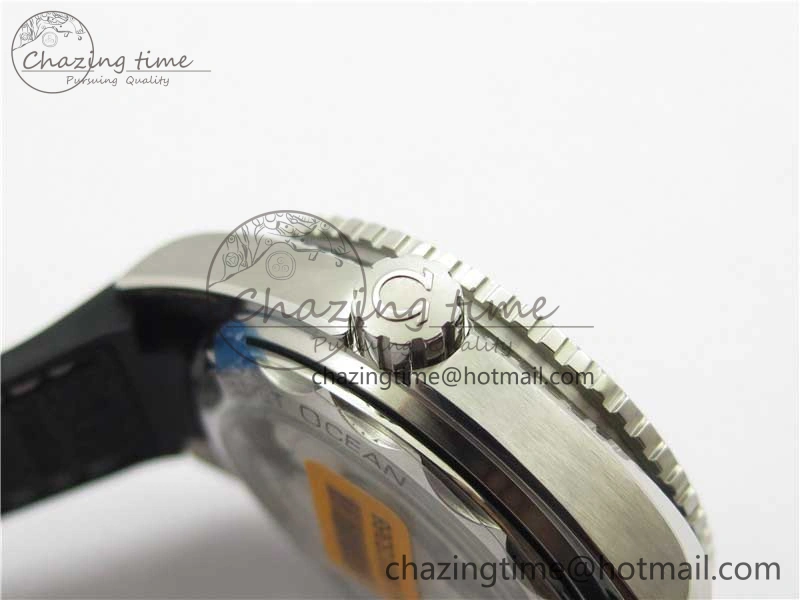 UrbanChic Planet Ocean 39.5mm Black Ceramic Bezel SS VSF 1:1 Best Edition Black Dial on Black Gummy Strap A 7889