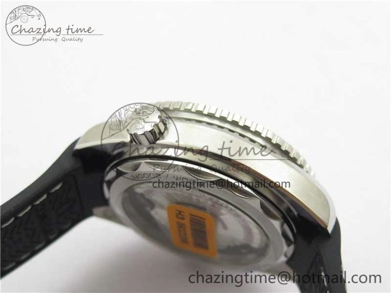 UrbanChic Planet Ocean 39.5mm Black Ceramic Bezel SS VSF 1:1 Best Edition Black Dial on Black Gummy Strap A 7889