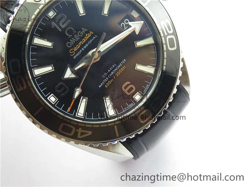 UrbanChic Planet Ocean 39.5mm Black Ceramic Bezel SS VSF 1:1 Best Edition Black Dial on Black Gummy Strap A 7889