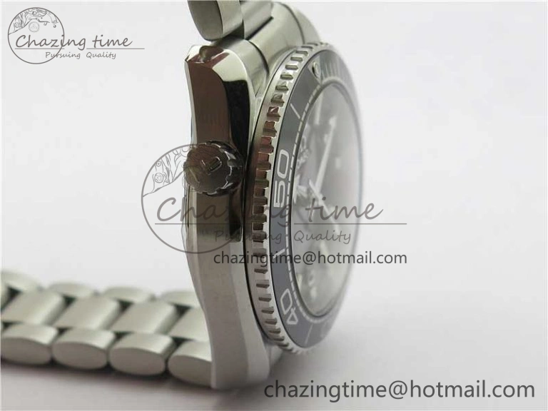 Planet Ocean 39.5mm Black Ceramic Bezel SS VSF 1:1 Best Edition Black Dial on SS Bracelet A EasyCare 7890