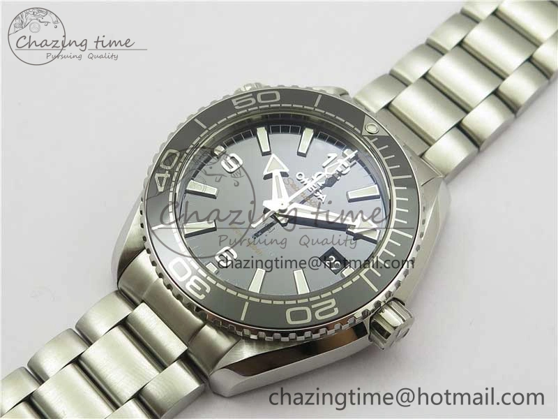 Planet Ocean 39.5mm Black Ceramic Bezel SS VSF 1:1 Best Edition Black Dial on SS Bracelet A EasyCare 7890
