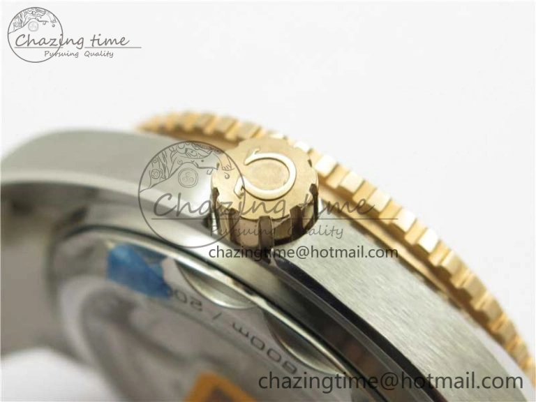 OnTrend Planet Ocean 39.5mm SS RG VSF 1:1 Best Edition White Dial on White Leather Strap A 7895