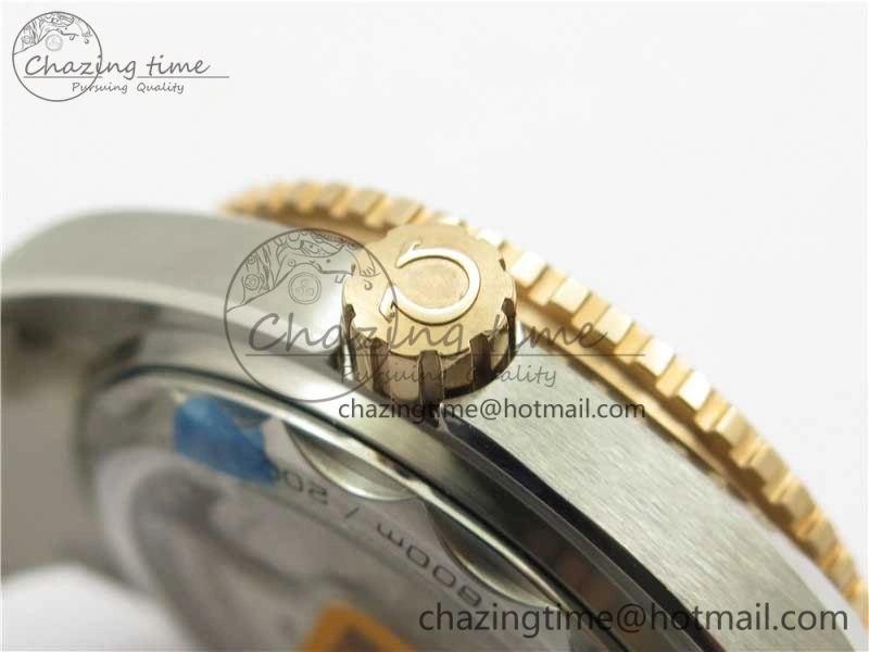 OnTrend Planet Ocean 39.5mm SS RG VSF 1:1 Best Edition White Dial on White Leather Strap A 7895