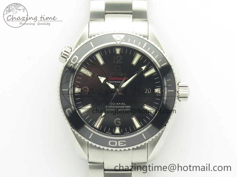 Classic Planet Ocean 42mm LiquidMetal Noob 1:1 Best Edition On SS Bracelet A2892 V6 ( Free Nylon Strap ) 8001