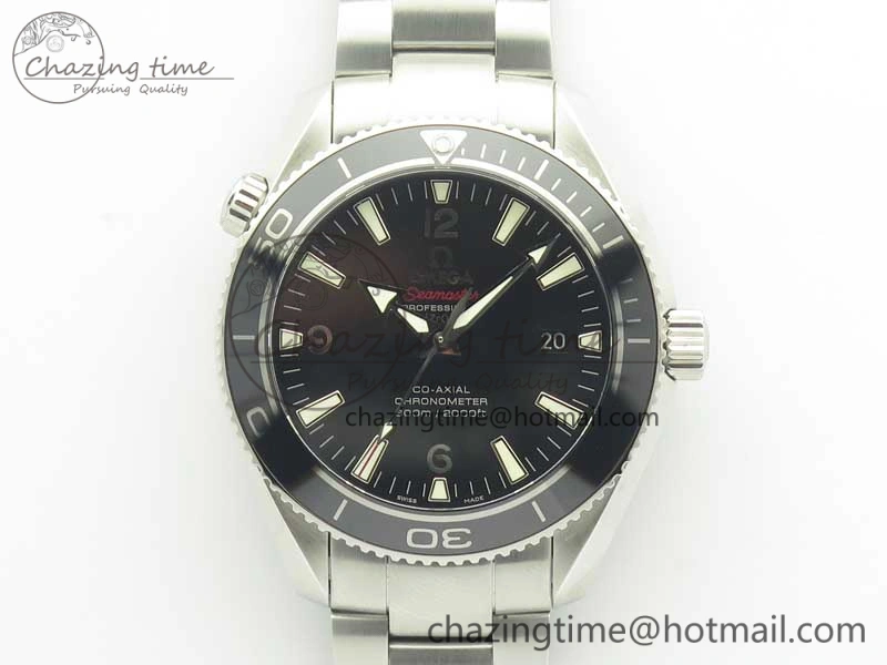 Classic Planet Ocean 42mm LiquidMetal Noob 1:1 Best Edition On SS Bracelet A2892 V6 ( Free Nylon Strap ) 8001