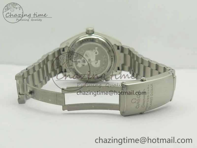 Classic Planet Ocean 42mm LiquidMetal Noob 1:1 Best Edition On SS Bracelet A2892 V6 ( Free Nylon Strap ) 8001