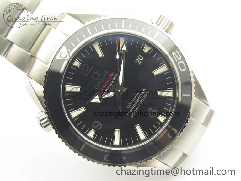 Classic Planet Ocean 42mm LiquidMetal Noob 1:1 Best Edition On SS Bracelet A2892 V6 ( Free Nylon Strap ) 8001